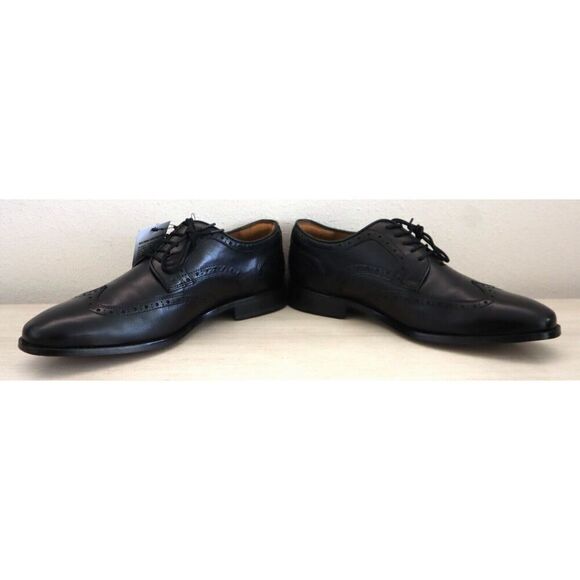 Florsheim 12198-001 Men's Sz 9W Black Leather Conetta Wing Tip Oxfords - Picture 11 of 13